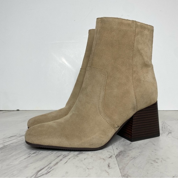 New! Blondo Salome Tan Suede Bootie 8 1/2 - Picture 15 of 15